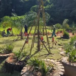 Revitalização no Quitandinha transforma área de descarte irregular de entulho em jardim sustentável